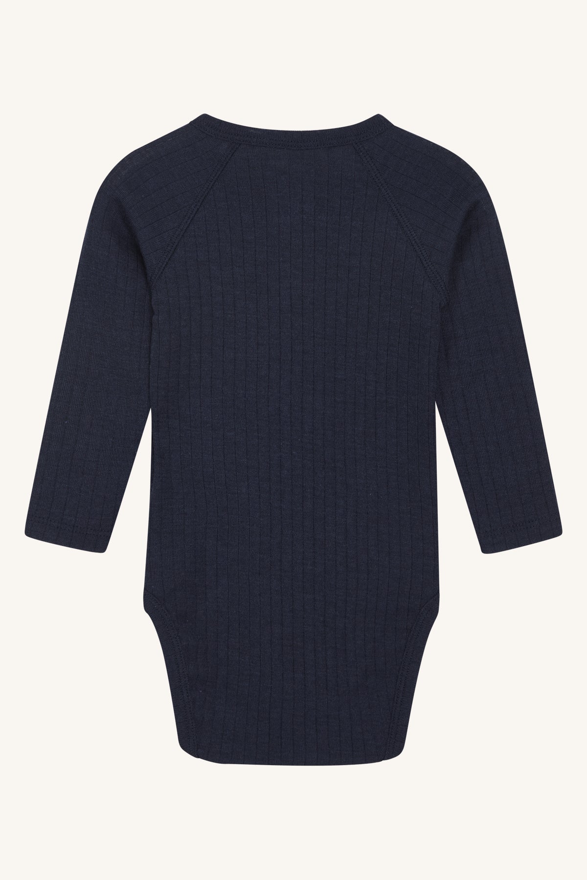 Hust &amp; Claire - Baby Wickelbody Wolle/ Seide dunkelblau