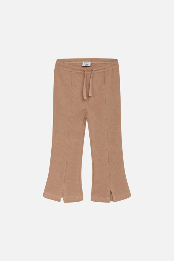 Hose aus gewebter Baumwolle mit Kordelzug in der Taille und Taschen hinten von Hust & Claire.