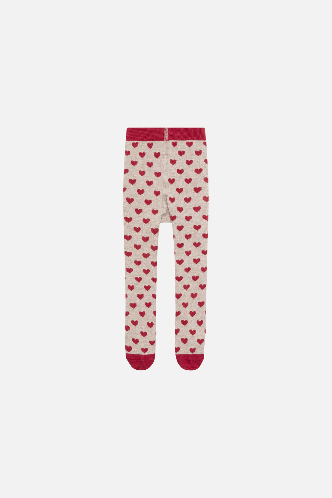 Hust &amp; Claire - Baby Strumpfhose Herzchen rot - AURYN Shop