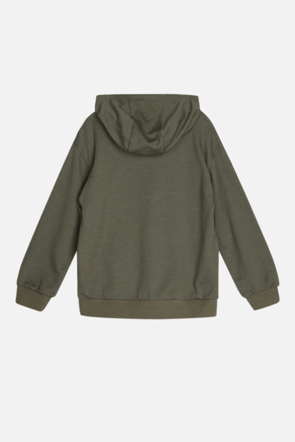 Hust &amp; Claire - Kinder Sweatshirt Wolle Sanu grün - AURYN Shop