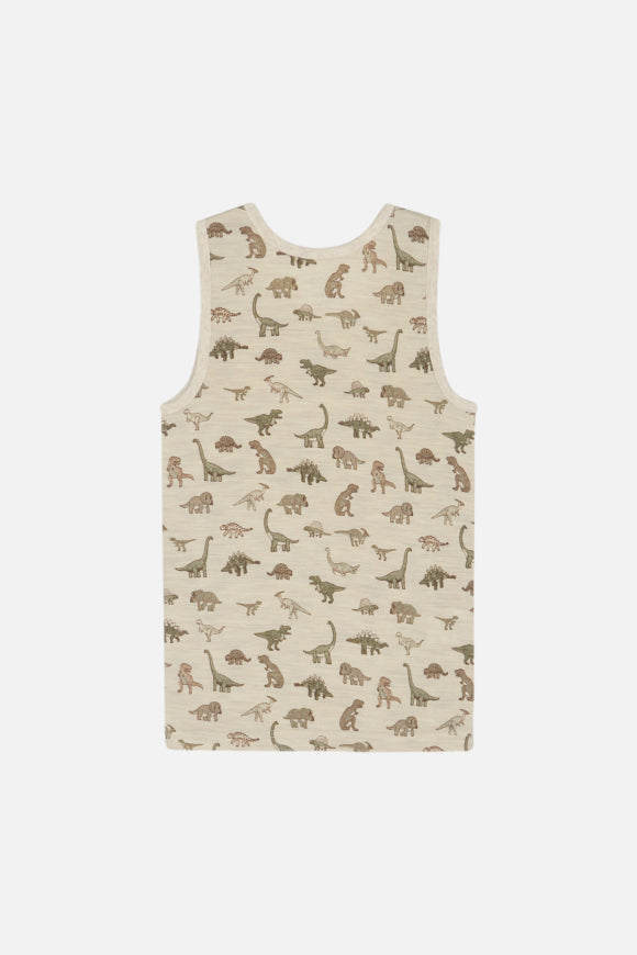 Hust &amp; Claire - Kinder Unterhemd Filo Wolle/ Seide Dino - AURYN Shop
