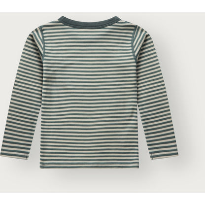 Hust &amp; Claire - Kinder Langarmshirt "Abba", grün gestreift