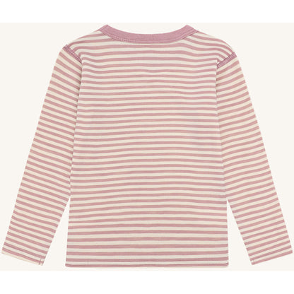 Hust &amp; Claire - Kinder Langarmshirt "Abba", rosa gestreift