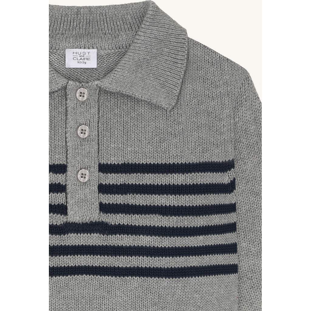 Hust &amp; Claire - Kinder Strickpullover "Pelle", gestreift