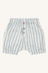 hustandclaire-shorts-blau-gestrieft