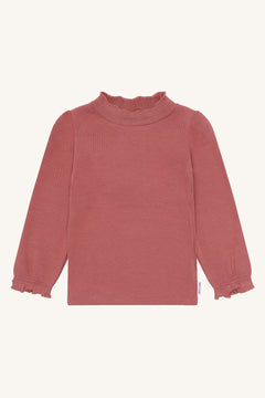 Hust &amp; Claire - Sweatshirt in pink für Kinder/Mädchen mit Rüschen