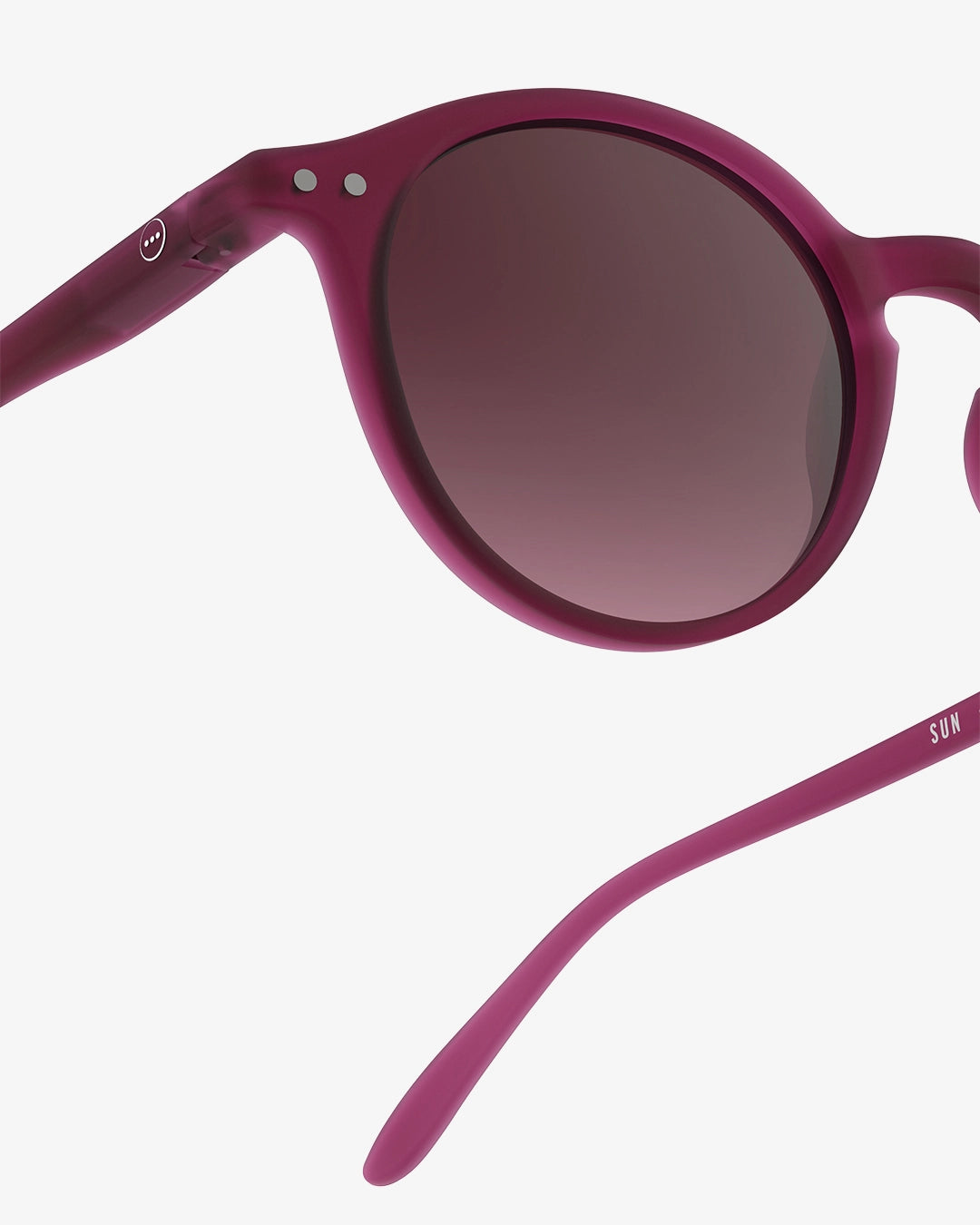 Izipizi - Unisex Sonnenbrille D rund antique purple