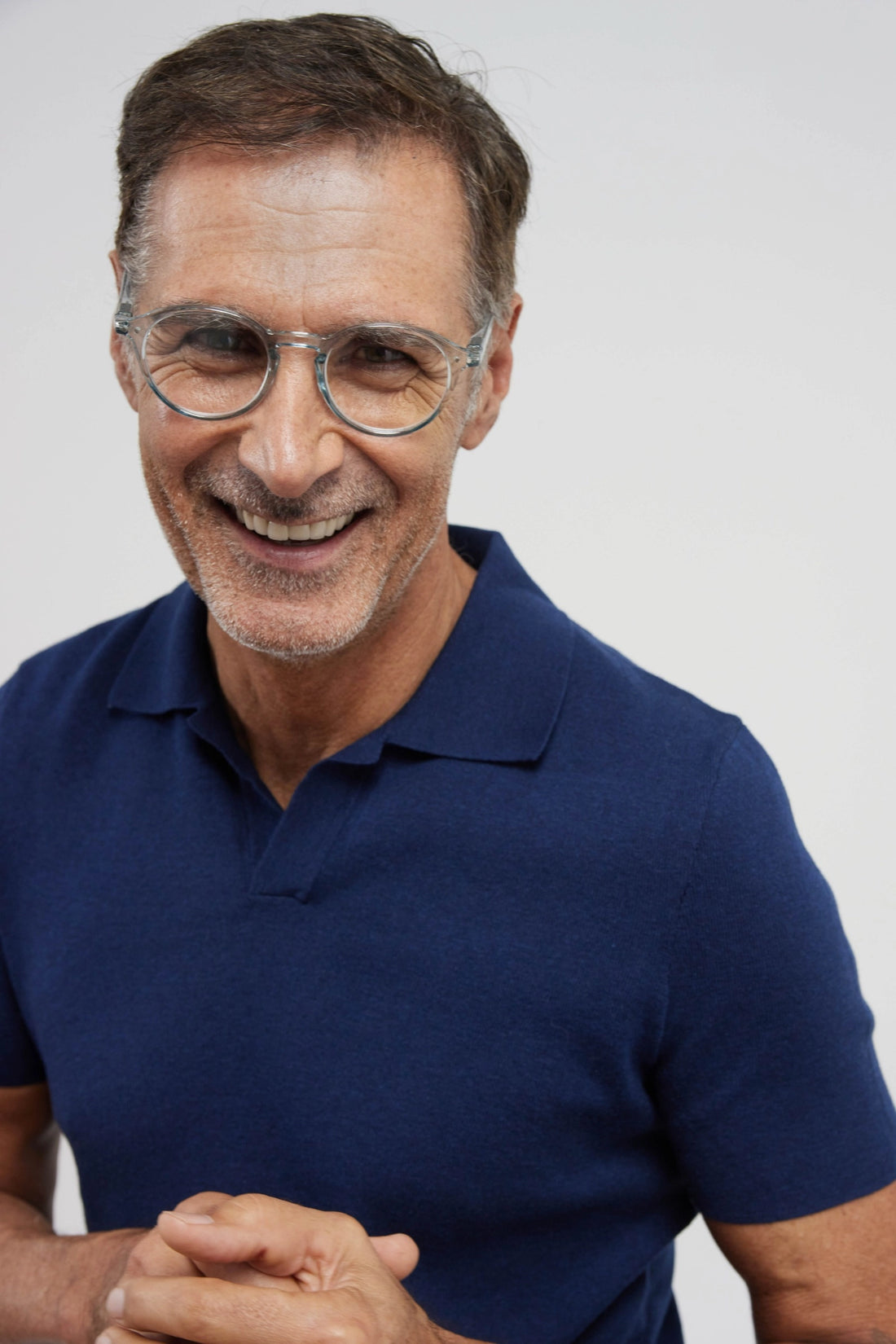 Izipizi - Unisex Lesebrille rund hellblau