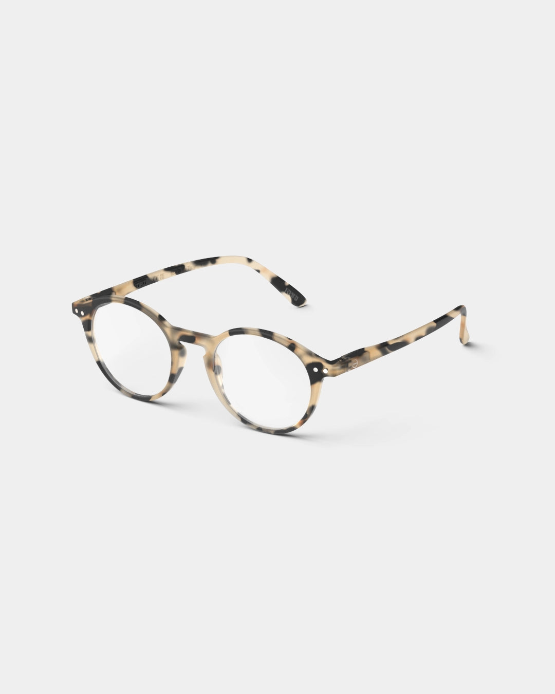 Izipizi - Lesebrille rund hellbraun, light tortoise
