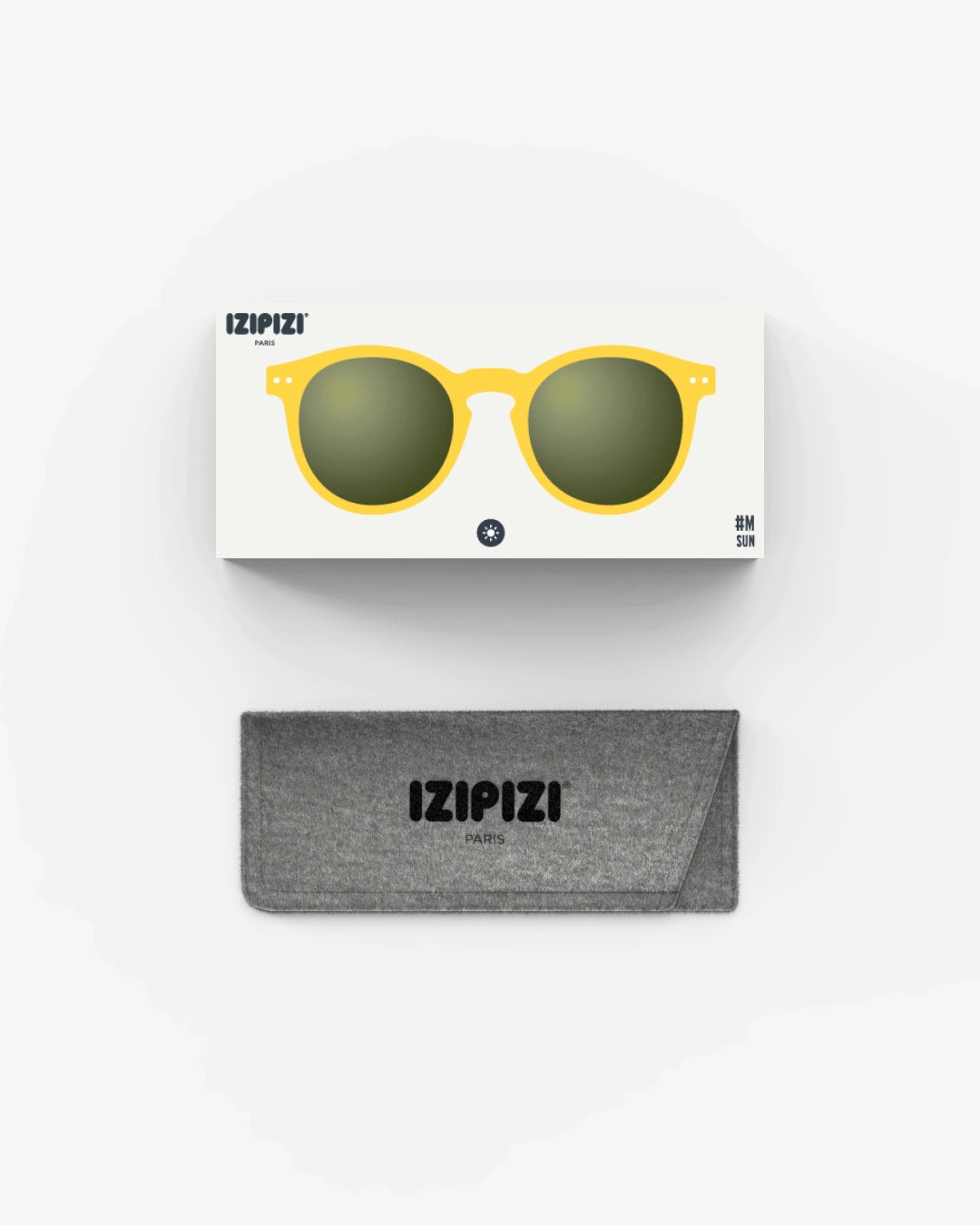 Izipizi - Damen M Sonnenbrille transparent gelb