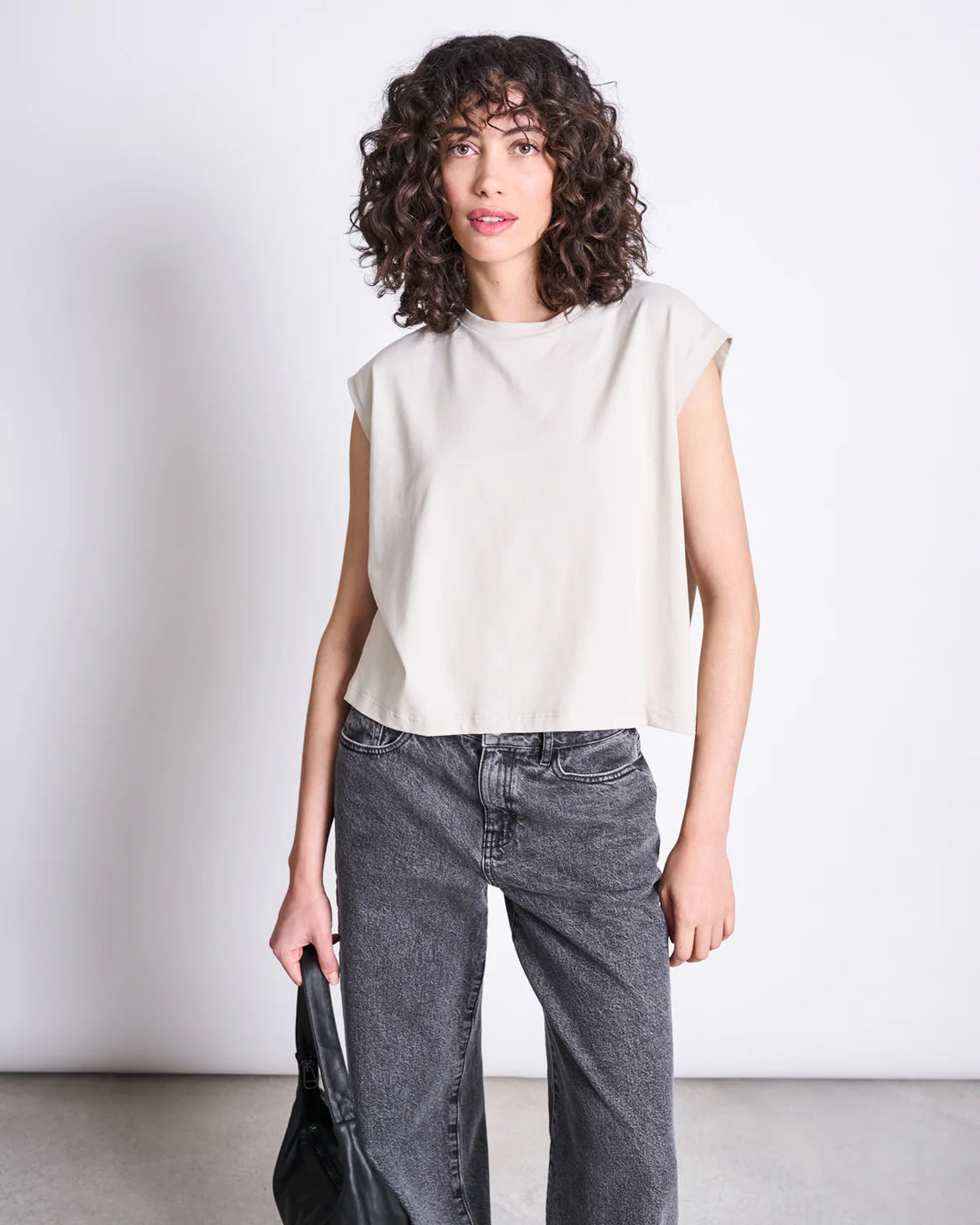 Jan ´n June - Jeans mit weitem Bein hellgrau