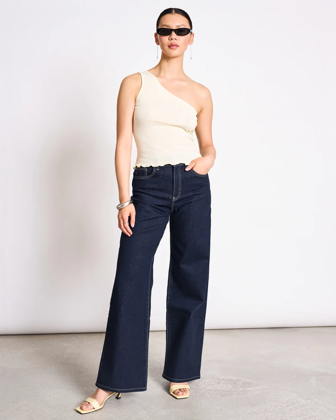 Jan ´n June - Damen Top "Tigris" one-shoulder