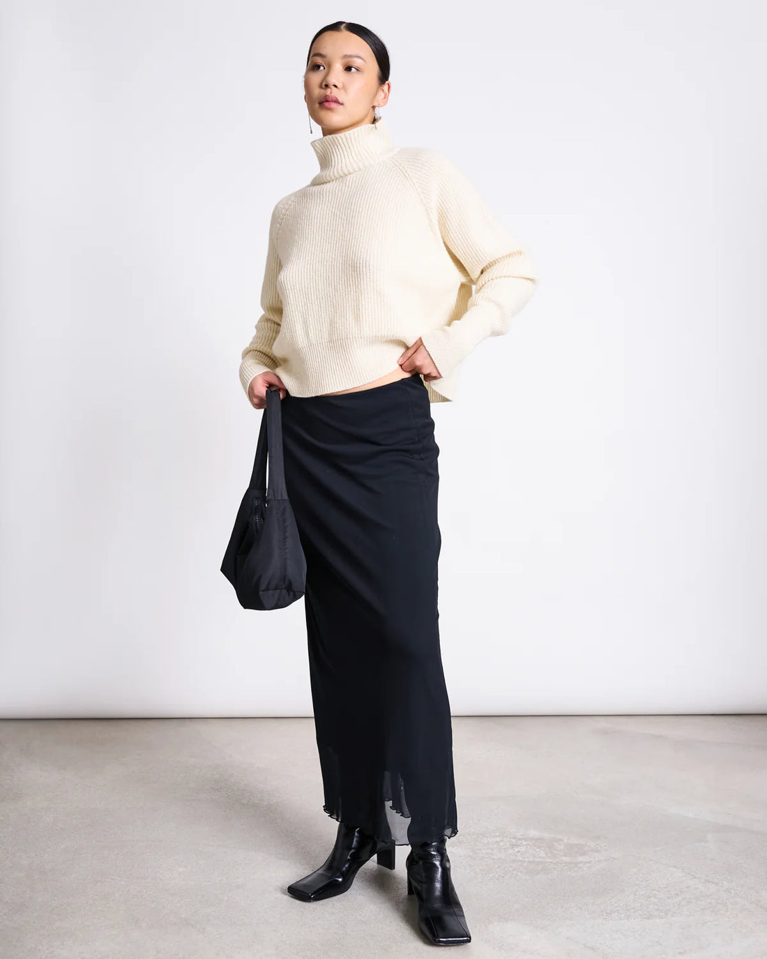 Jan ´n June - Damen Rollkragenpullover "Jumper" beige aus Lammwolle