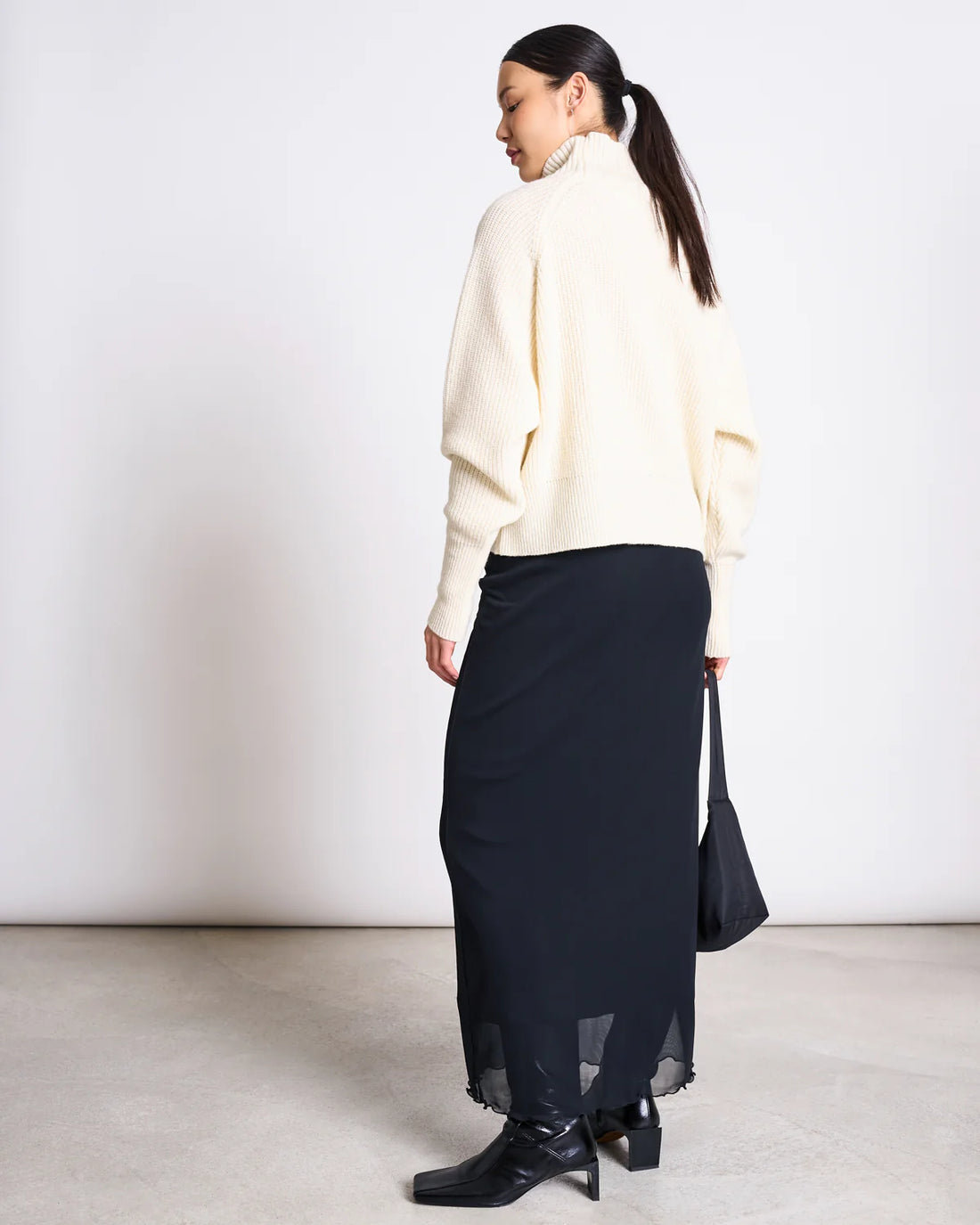 Jan ´n June - Damen Rollkragenpullover "Jumper" beige aus Lammwolle