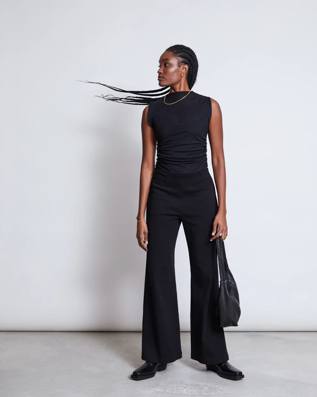 Jan ´n June - Schlaghose "Kohra" schwarz für Frauen