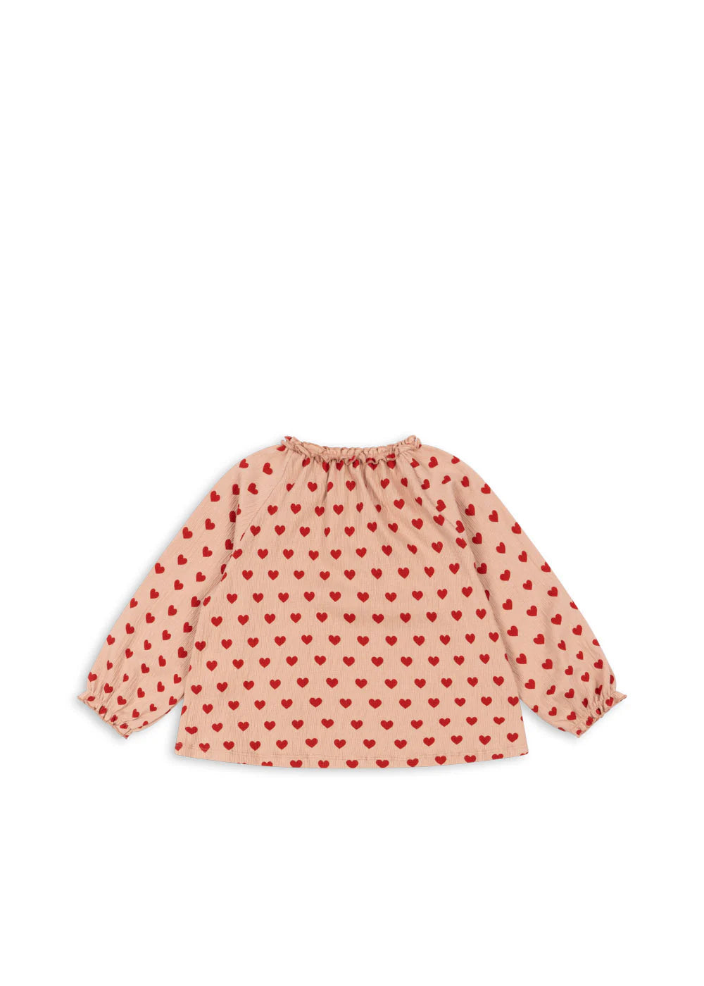 Konges Slojd - Baby Bluse Herzchen rosa