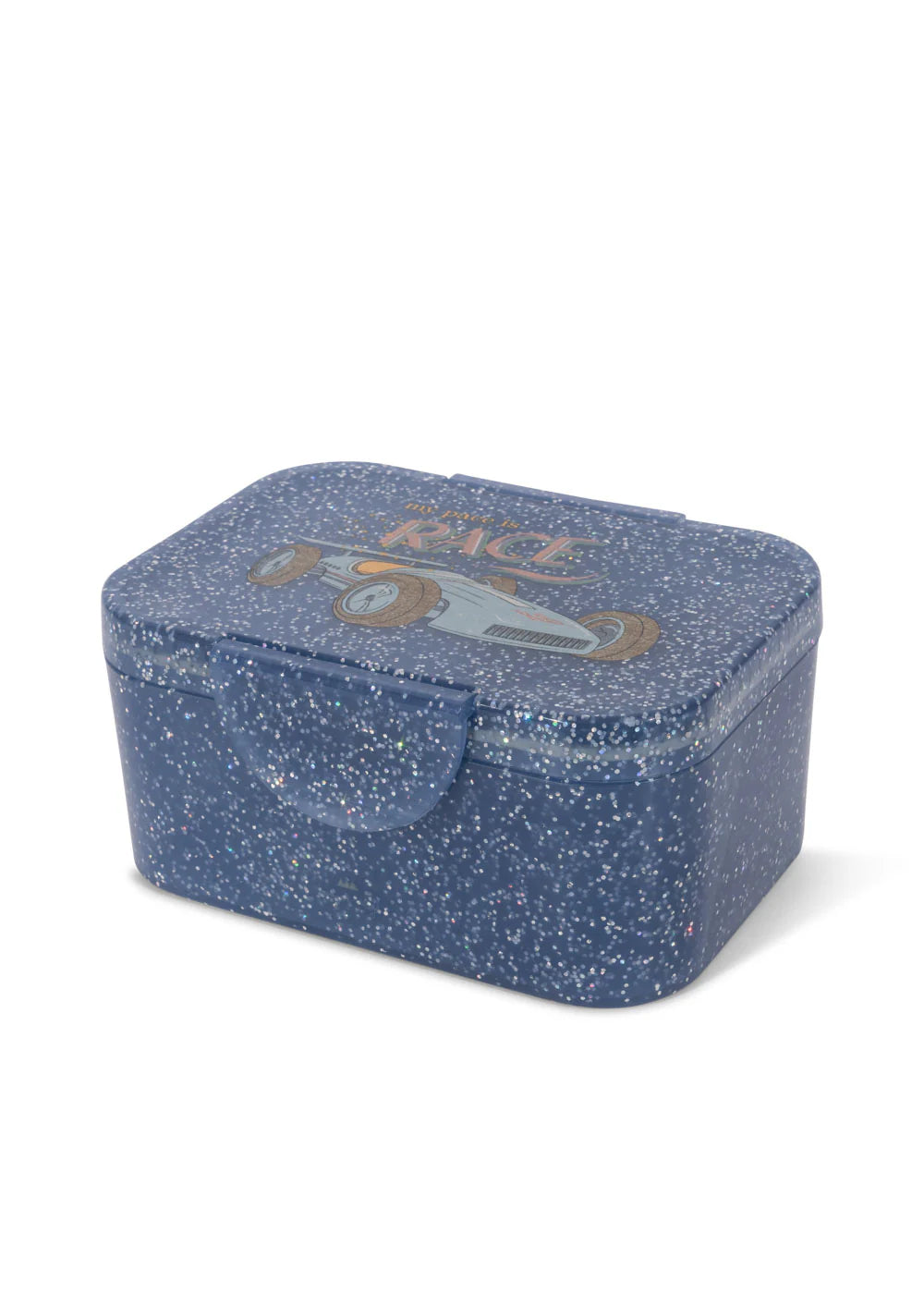 Konges Slojd - Kinder Glitzer Brotzeitdose Auto Race