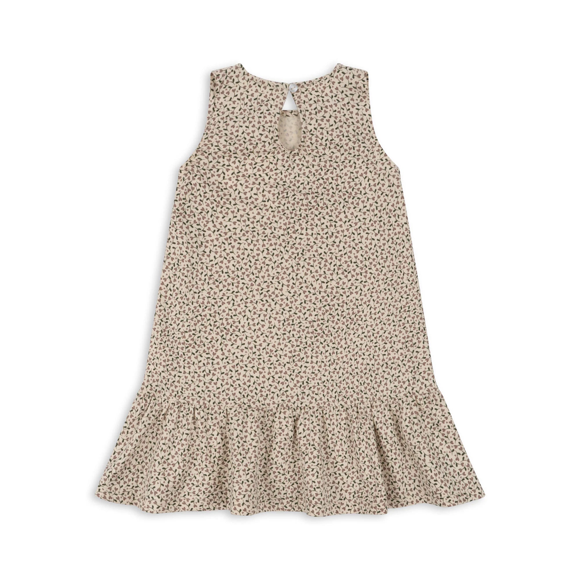 Konges Slojd - Baby Kleid Blümchen beige