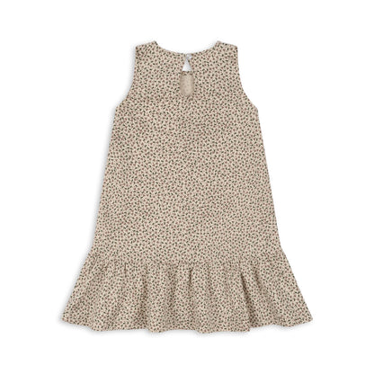 Konges Slojd - Baby Kleid Blümchen beige