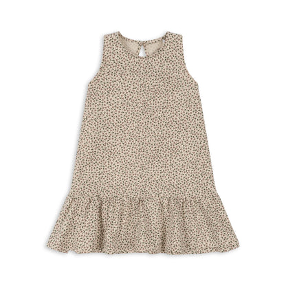 Konges Slojd - Baby Kleid Blümchen beige