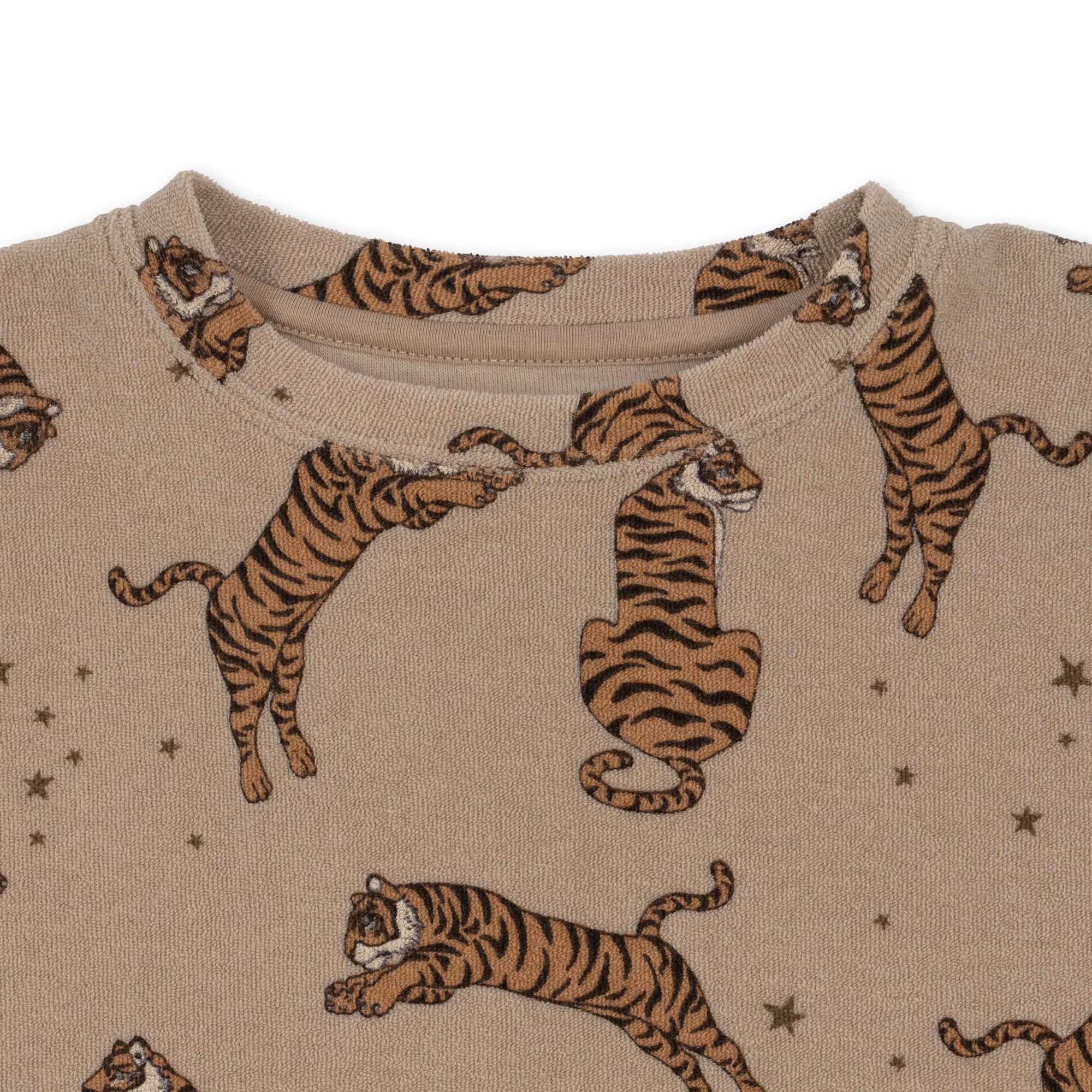 Konges Slojd - Baby Sweatshirt Tiger beige