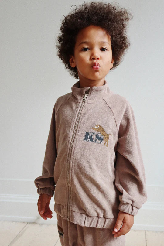 Konges Slojd - Kinder Trainingsjacke Itty beige - AURYN Shop