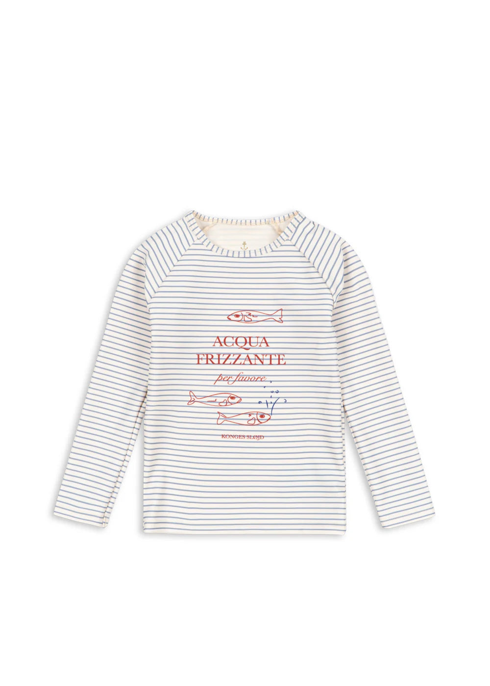 Konges Slojd - Kinder Badeshirt Aster blau gestreift