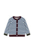 Konges Slojd - Baby Strickjacke blau-weiss gestreift