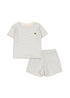 Konges Slojd - Baby Set "Famo" blau-weiss gestreift