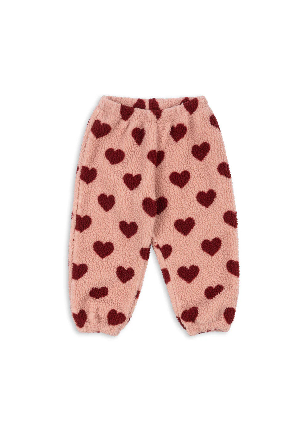 Konges Slojd - Kinder Hose "Herzen" Fleece für Mädchen