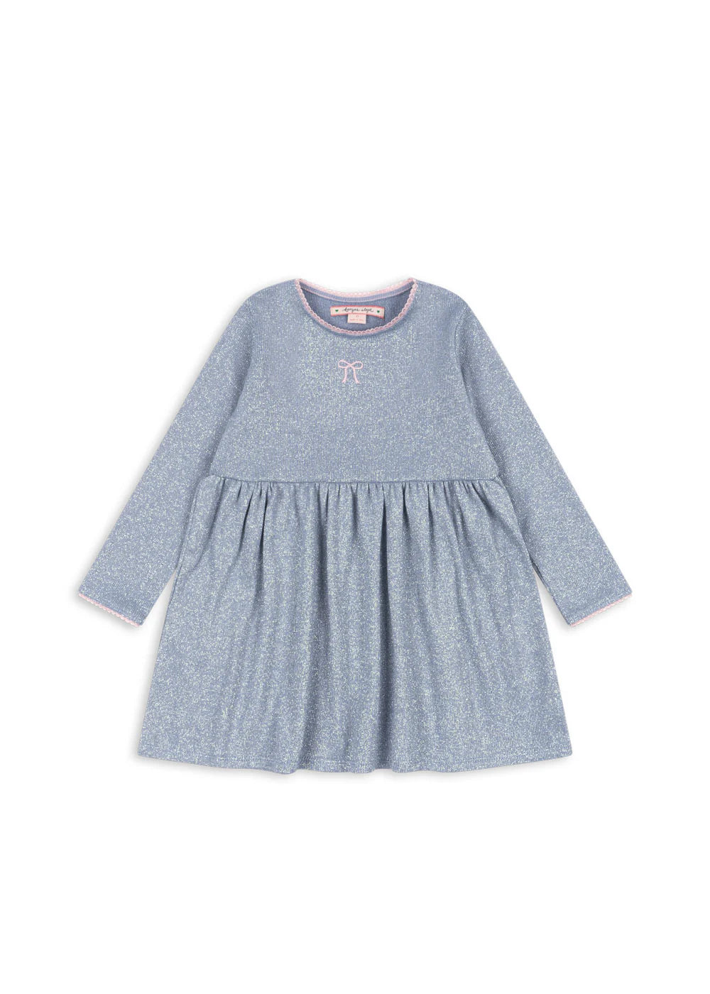 Konges Slojd - Baby Kleid lila mit Schleife