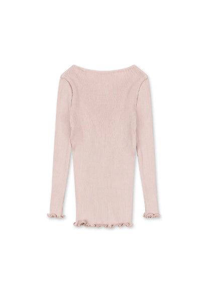 Konges Slojd - Kinder Langarmshirt rosa Baumwolle/Seide