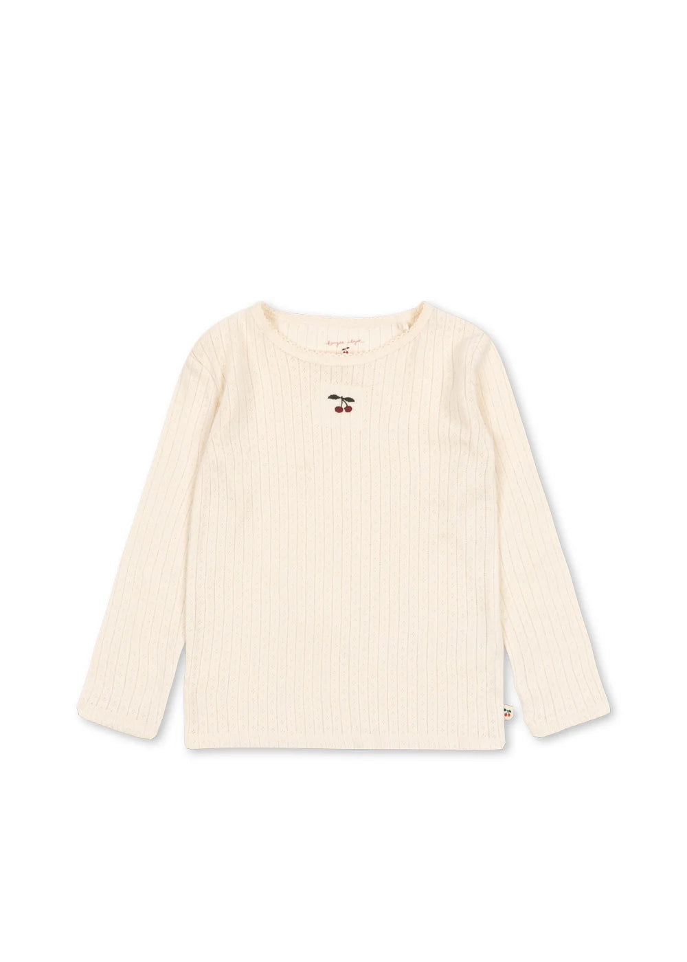Konges Slojd - Kinder Langarmshirt "White Smoke" Baumwolle (Bio)