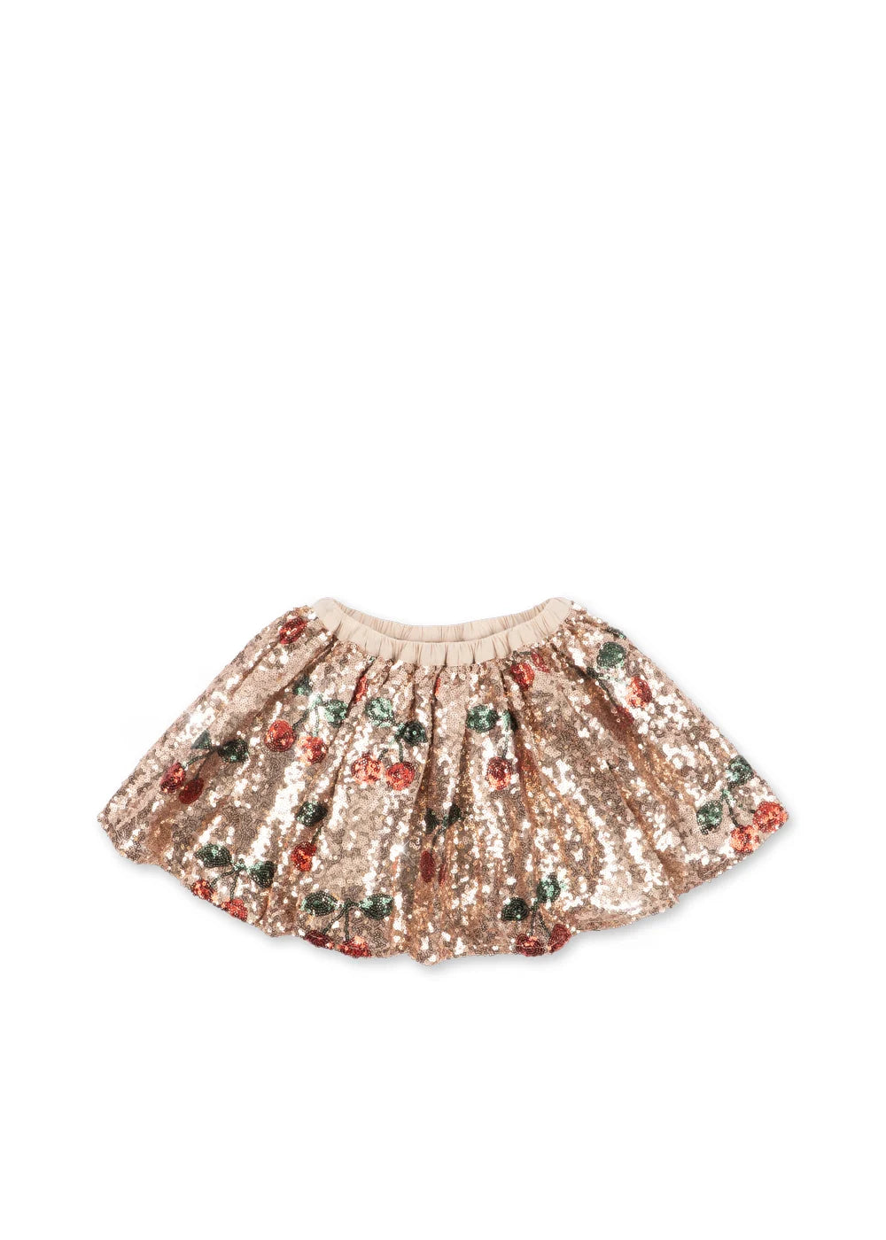 Konges Slojd - Kinder Paillettenrock „Ma Grande Cerise Blush“