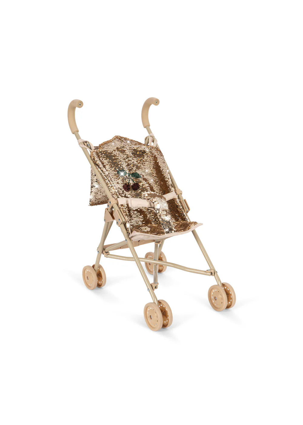 Konges Slojd - Puppenwagen mit Kirsche - glitzernd - für Mädchen