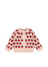 Konges Slojd - Kinder Strickjacke "Erdbeere" für Mädchen