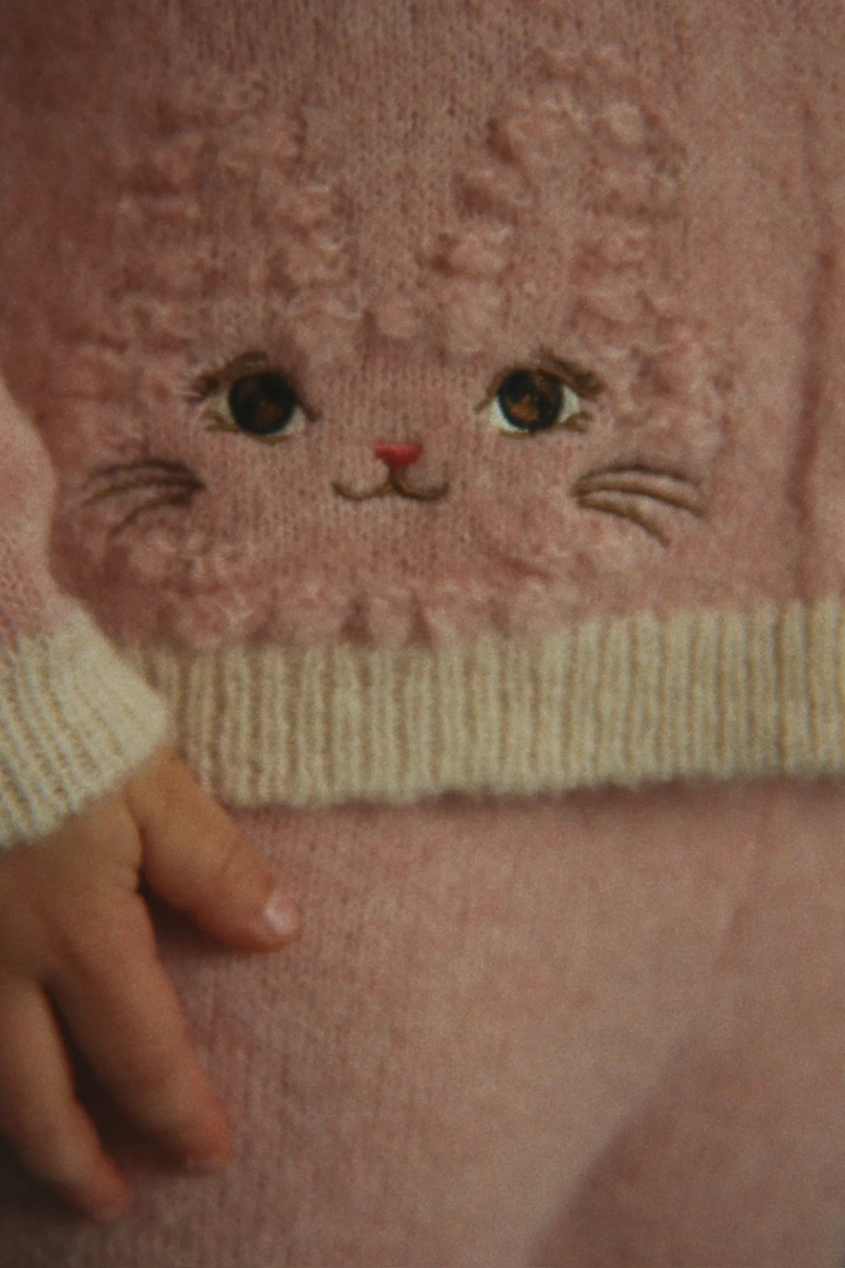 Konges Slojd - Baby Strickjacke "Kitty" rosa