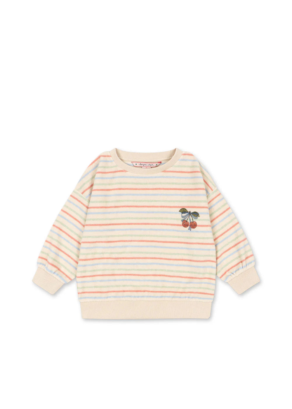 Konges Slojd - Baby Langarmshirt "confetti stripe" für Mädchen in bunt