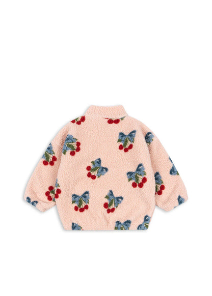 Konges Slojd - Baby Teddyjacke "Schleifen" für Mädchen