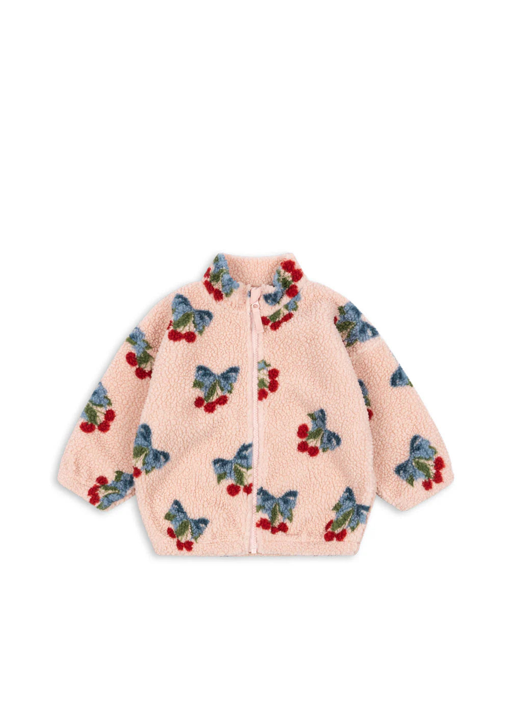 Konges Slojd - Baby Teddyjacke "Schleifen" für Mädchen
