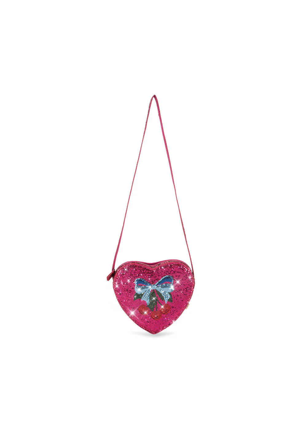 Konges Slojd - Glitzernde Umhängetasche pink für Kinder/Mädchen