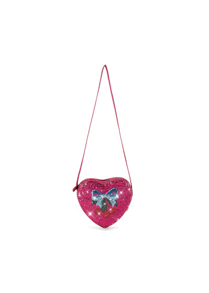 Konges Slojd - Glitzernde Umhängetasche pink für Kinder/Mädchen