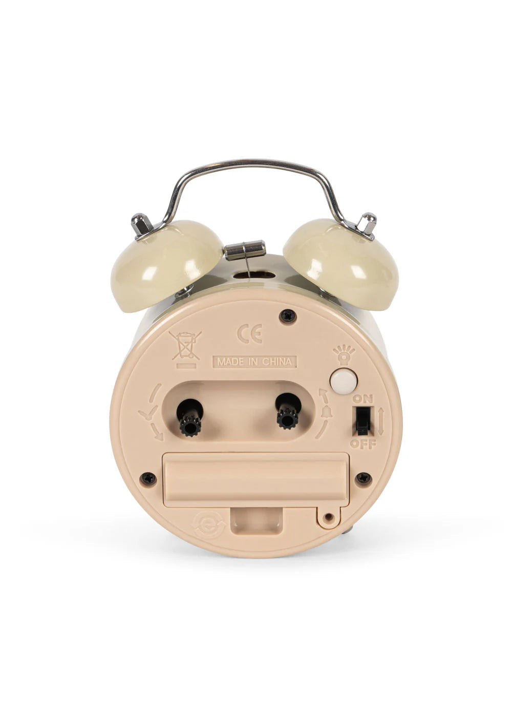 Konges Slojd - Kinder Wecker beige / cherry