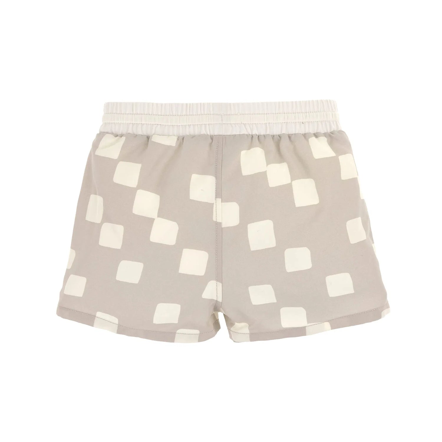 Lässig - Baby/Kinder Badehose kariert grau/weiss