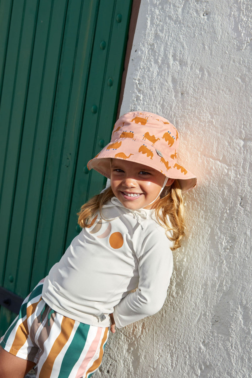 Lässig - Baby/ Kinder Badehose Streifen rosa