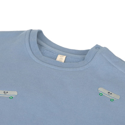 Lässig - Baby Sweatshirt Skateboard, blau