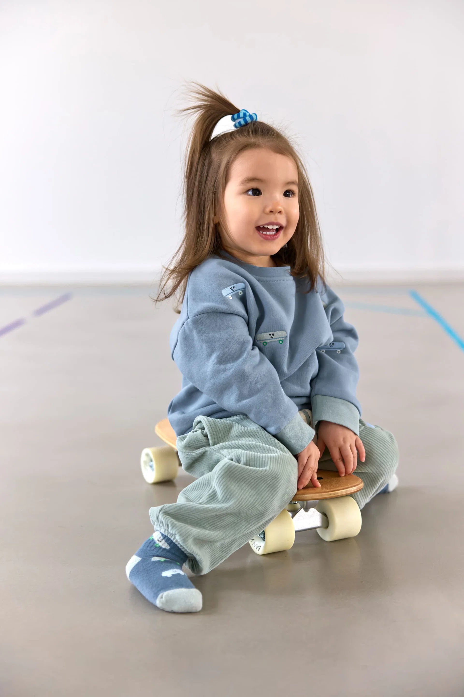 Lässig - Baby Sweatshirt Skateboard, blau