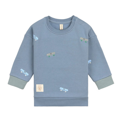 Lässig - Baby Sweatshirt Skateboard, blau