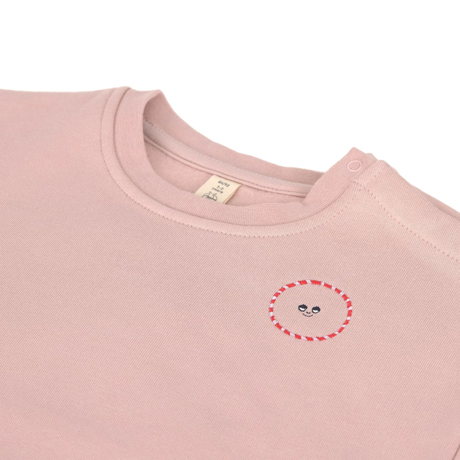 Lässig - Kinder Sweatshirt Heart smoke, rosa