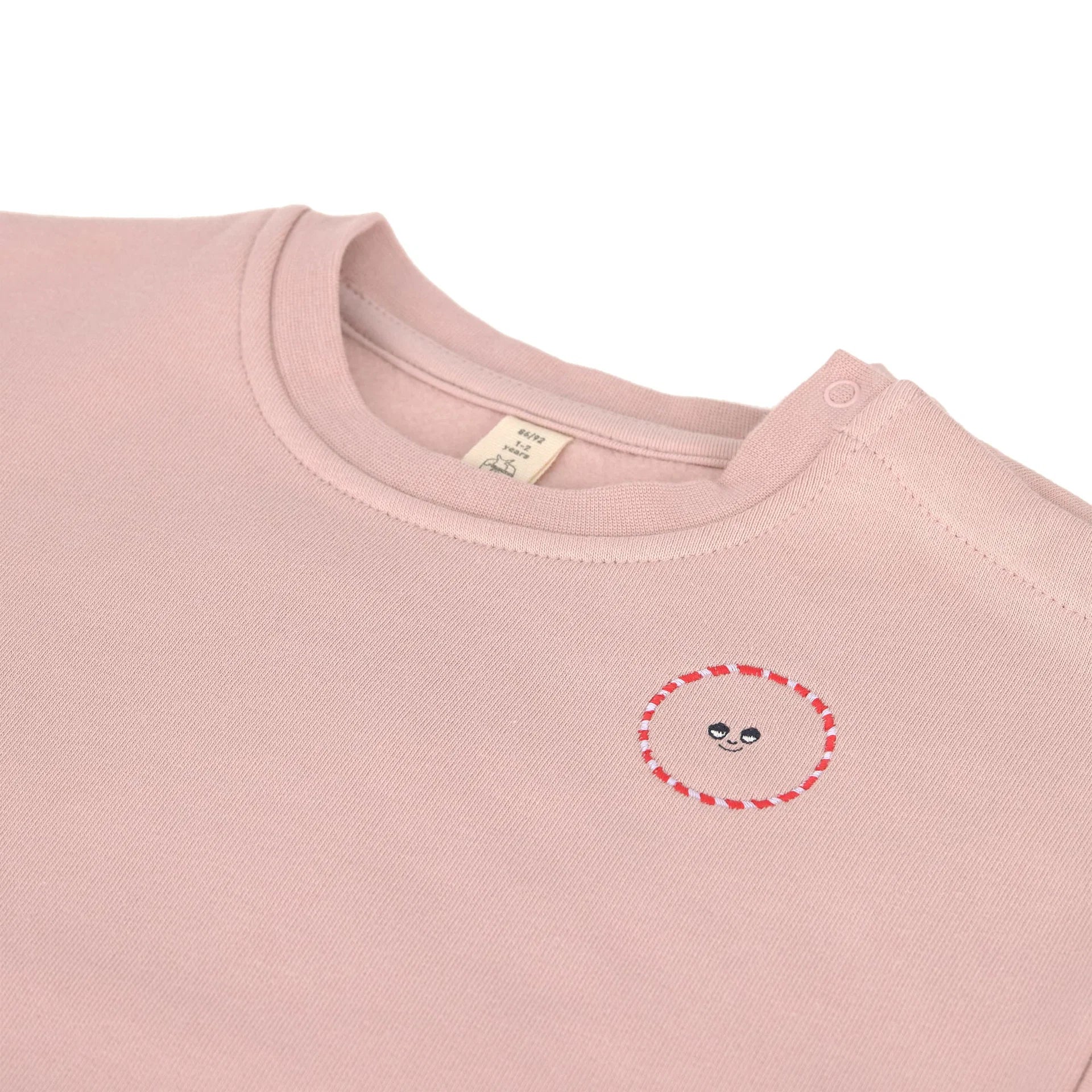 Lässig - Kinder Sweatshirt Heart smoke, rosa